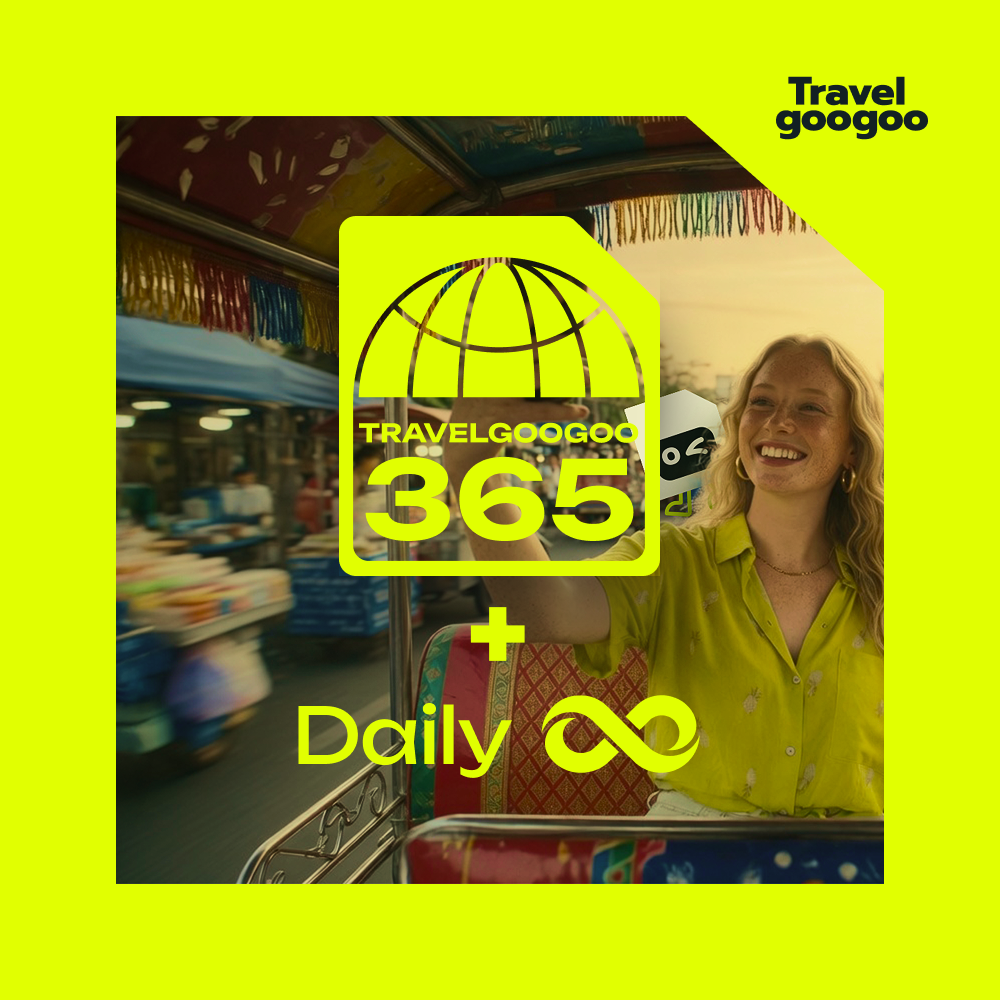 Visa Destinations Exclusive: Thailand Daily Unlimited + Travelgoogoo365 eSIM